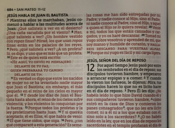 Palabras de Jesús rojo