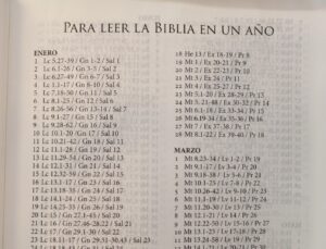 biblia en un año